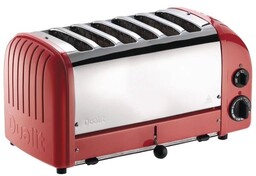 Dualit Toster Vario 6 przegród czerwony 3000W 46x21x(H)22cm