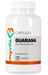 Guarana 400mg, Kapsuki, Myvita
