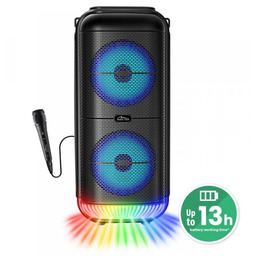 Media-Tech Głośnik BT POWER AUDIO MT3183 Karaoke/Bluetooth 5.3/FM/MP3/MicroSD/USB/AUX/Jack