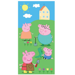 Carbotex, Świnka Peppa, Ręcznik dziecięcy, 70x140 cm