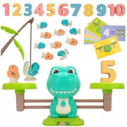 Gra Waga Szalkowa Równoważnia Łowienie Dinozaurów Rybek Nauka