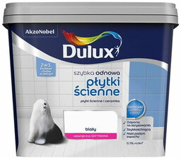 DULUX szybka odnowa Płytki ścienne Biały/Biała 0,75l