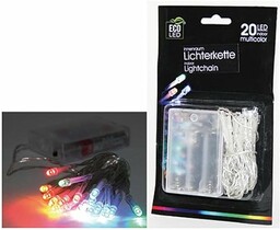 Lichterkette 20 diod LED Warmweisse baterie