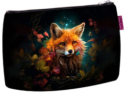 Elegancka Kosmetyczka Solo, nadruk Fox 14 21 cm