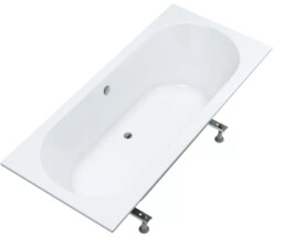 Schedpol Celicia wanna akrylowa 180x80x57 cm biała ze