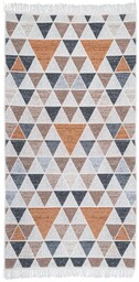 Dywan dwustronny Kilim Modern trójkąty wielokolorowe