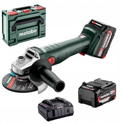 Metabo W 18 7-125 Akumulatorowa Szlifierka Kątowa 2x4.0Ah