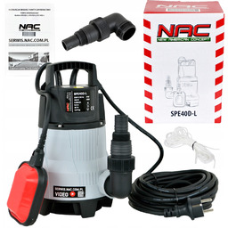 Pompa zatapialna Nac 400 W 9000 l/h