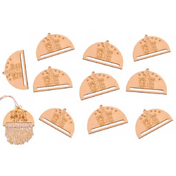 Półbombka, baza makrama Renifer na święta - zestaw