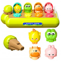 Zabawka Edukacyjna Wyskakujące Zwierzątka Szczęśliwa Farma POP UP