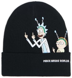 Cropp - Czarna czapka beanie Rick and Morty