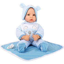 Lalka bobas dla dzieci z dodatkami Lucas 11238-Small