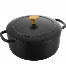 Ballarini Garnek żeliwny Okrągły 2.6l Czarny Bellamonte
