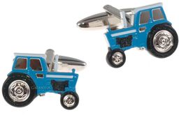Spinki do mankietów Niebieski Traktor SD-1296