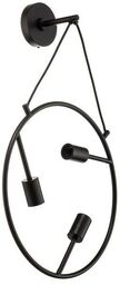 Lucande - Linnard Lampa Ścienna Black