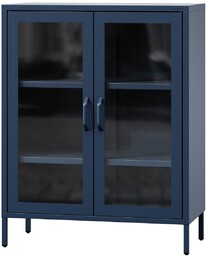 Witryna do salonu GINA modern: granatowa (1589),