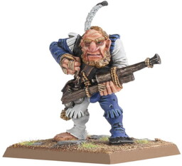 Imperial ogre with light cannon, warhammer the old
