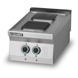 LOZAMET Kuchnia gastronomiczna elektryczna, 2 pola grzewcze kwadratowe,