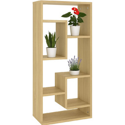 Elior Półka wisząca lub stojąca na kwiaty dąb