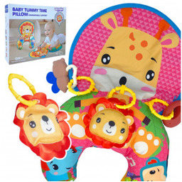 Poduszka Rogal Interaktywna Mata Edukacyjna Grzechotka Gryzak Woopie