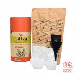 SATTVA HENNA NATURALNA CZERWONA 150 g. - Darmowa