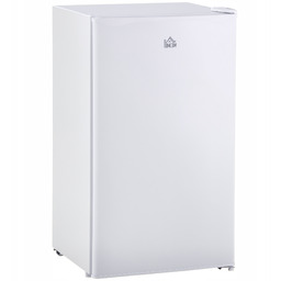 Lodówka z zamrażarką Homcom 800-129V90WT 81+10 l, mini