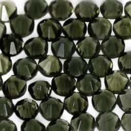 Cyrkonie do paznokci szklane SS3 Jet Hematite ok.50