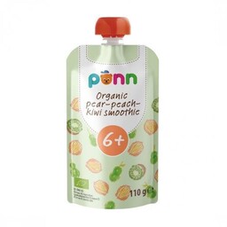 SALVEST PÕNN BIO Brzoskwinia z kiwi, 110 g