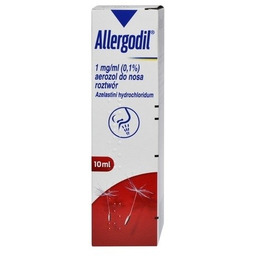 Allergodil 0,1% Aerozol do nosa, 10 ml