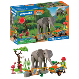 Klocki Playmobil 72068 Słoń z opiekunem Pack Animals