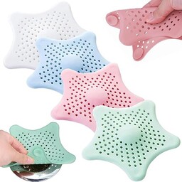 PARENCE.- Zestaw silikonowych filtrów zlewozmywakowych w kształcie 4