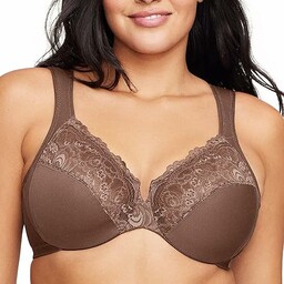 Glamorise Biustonosz damski Plunge, Mocha, 75E