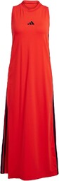adidas Kobiety ESSENTIALS 3-STRIPES LONG RACERBACK DRESS, Pure