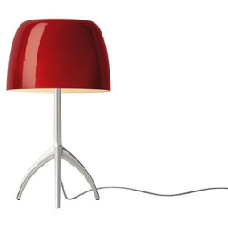 Lampa Stołowe Foscarini, czerwony, salon, aluminium