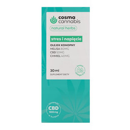 Cosma Cannabis Natural Herbs Stres i Napięcie, 30