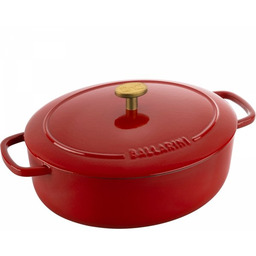 Ballarini Garnek żeliwny Owalny 2.2l Czerwony Bellamonte