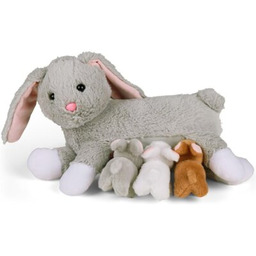 MAMANIMALS Maskotka Mama króliczek z małymi MM2020604 (4