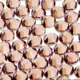 Cyrkonie do paznokci szklane SS3 Light Peach ok.50