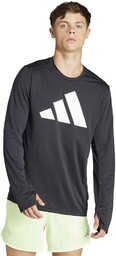 adidas Mężczyźni Run It Long Sleeve Tee, black,