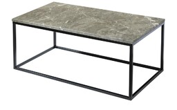 Stolik Pony 100x60 Marmur szary/ czarna