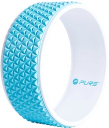Pure2Improve Koło do jogi, 34 cm, niebiesko-białe