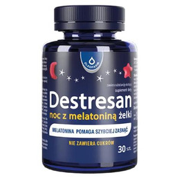 Destresan noc z melatoniną żelki, 30 szt.