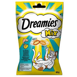 DREAMIES Przysmak dla kota Łosoś z serem 60