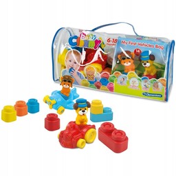 Clementoni klocki pojazdy torba17235