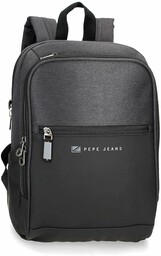 Pepe Jeans Torba listonoszka męska, czarny i pomarańczowy,