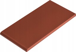 Płytka parapetowa kształtka klinkierowa burgund ceglasta 35x14,8cm -10szt