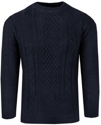 Męski Sweter z Dzianiny Bawełnianej (Knit) - Adriano