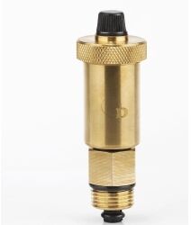ODPOWIETRZNIK AUTOMATYCZNY MOSIĘŻNY Z ZAWOREM ODCINAJĄCYM 1/2 "