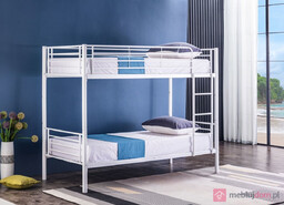 Łóżko piętrowe BND006 Biały, 90x200