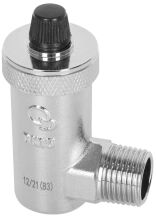 ODPOWIETRZNIK AUTOMATYCZNY Z ZAWOREM ODCINAJĄCYM 1/2 " KĄTOWY